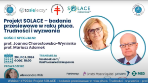 Projekt SOLACE – badania przesiewowe w raku płuca. Trudności i wyzwania