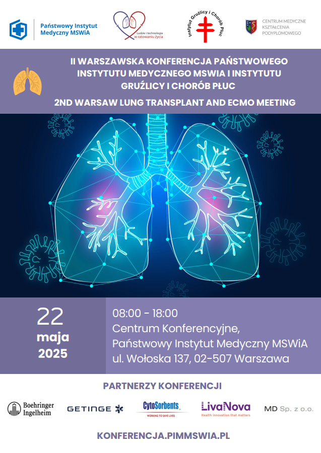 II Warszawska Konferencja Państwowego Instytutu Medycznego MSWiA oraz Instytutu Gruźlicy i Chorób Płuc
