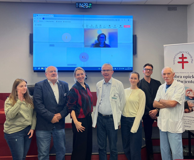 spotkanie rozpoczynające przygotowania do włączenia Instytutu Gruźlicy i Chorób Płuc do Europejskiej Sieci Ośrodków Leczenia Raka Płuca (Comprehensive Cancer Care Network (CCCN) for Lung Cancer)