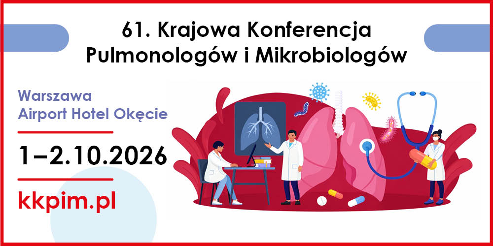 61 Krajowa Konferencja Pulmonologów i Mikrobiologów 1 – 2 października 2026